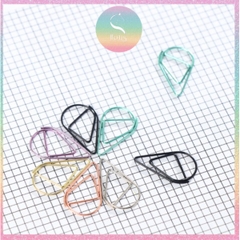 [HOTIS] Set 10 cái Kẹp giấy kim loại hình giọt nước kẹp thiệp cưới, thư mời, thiệp sinh nhật