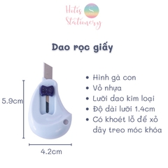 [HOTIS] Dao rọc giấy hình gà con, chân mèo, chân gấu, đám mây siêu dễ thương