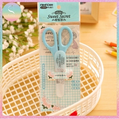 [HOTIS] Kéo cắt giấy mini siêu cute màu pastel - 13.8cm