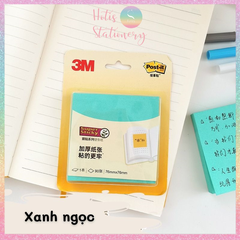 [HOTIS] Tệp 90 tờ giấy note, giấy ghi chú Post-it 3M có keo dính, nhiều màu - 7.6x7.6cm