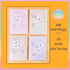 [HOTIS] Sổ tay bìa mềm Yupin A5/ B5 - Kẻ ngang - 64/ 112 tờ