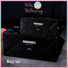 [HOTIS] Túi quà tặng hành tinh đen huyền bí có quai xách và tặng kèm ruy băng thắc nơ