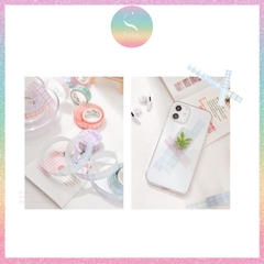 [HOTIS] Washi cuộn caro tape màu pastel tinh tế - Dài 3m