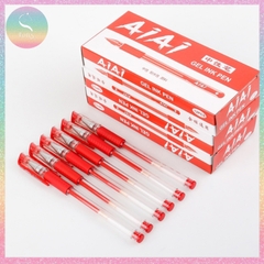 [HOTIS] Bút gel basic đầu bi 0.5mm/ 0.38mm - Xanh/ Đỏ/ Đen