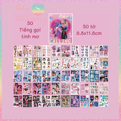 [HOTIS] 50 MẪU - Sticker dán sổ hoạt hình Colorful Dream - 50 tờ/ hộp