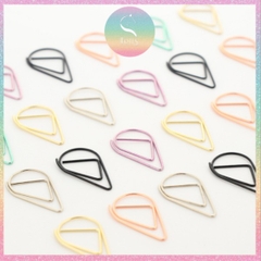 [HOTIS] Set 10 cái Kẹp giấy kim loại hình giọt nước kẹp thiệp cưới, thư mời, thiệp sinh nhật