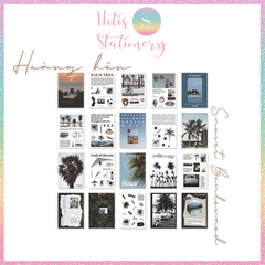 [HOTIS] Sổ sticker phong cảnh trang trí sổ làm bullet journal size A6 - 20 tờ
