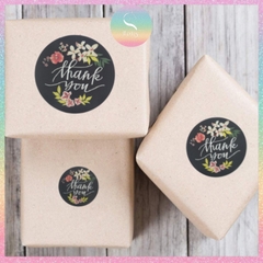 [HOTIS] Sticker Thank You Bigsize, Nhãn dán cám ơn Cỡ lớn 3.8cm/ 5cm - 500 miếng