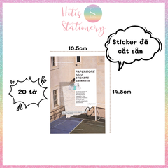 [HOTIS] Sổ sticker phong cảnh trang trí sổ làm bullet journal size A6 - 20 tờ