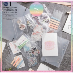 [HOTIS] White Binder - Bìa còng A6/ A5/ B5/ A4 (Không kèm giấy)