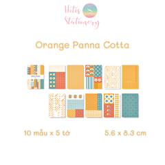 [MIX MẪU] Giấy nền vintage họa tiết cổ điển Sweetness (5.6x8.3cm) - 50 tờ