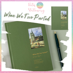 [HOTIS] Sổ bìa cứng đọc sách RosyPosy Poetry - 152 trang - 19.5x14cm