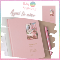 [HOTIS] Sổ bìa cứng đọc sách RosyPosy Poetry - 152 trang - 19.5x14cm