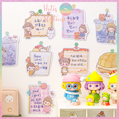 [HOTIS] Set 100 tờ giấy ghi chú MUYU hoạt hình dễ thương, không keo dính