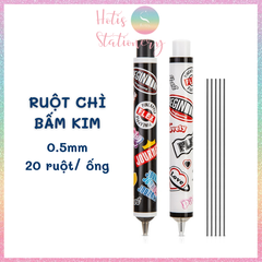 [HOTIS] Ruột bút chì bấm kim Deli ngòi 0.5/ 0.7mm HB dạng ống bấm lấy ruột tự động