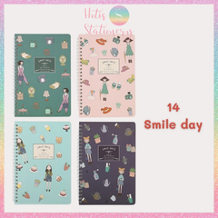 Sổ lò xo A5 kẻ ngang DUMEI sổ tay dễ thương 60 tờ/ 120 trang