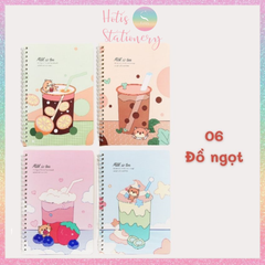 Sổ lò xo A5 kẻ ngang DUMEI sổ tay dễ thương 60 tờ/ 120 trang