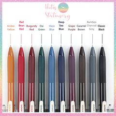 [HOTIS] 25 màu - Bút gel bấm màu vintage ngòi 0.5mm DS-099 Light Retro Gel Pen - 1 cây