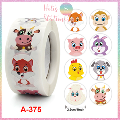 [HOTIS] Sticker Cuộn 500 Nhãn Dán Khen Thưởng Học Sinh - Tạo Động Lực, Kích Thích Học Tập, Phù Hợp Giáo Viên & Phụ Huynh