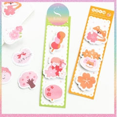 [HOTIS] Giấy note, giấy ghi chú phong cách Nhật Bản Post-it Falling Sakura