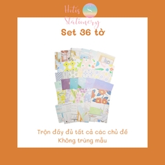 [MIX MẪU] Giấy note, giấy nền, giấy ghi chú Note for Spring Concerto (8x8cm) - 120 tờ