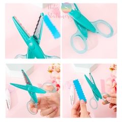 [HOTIS] Kéo răng cưa, kéo lượn sóng cắt giấy thủ công handmade DIY