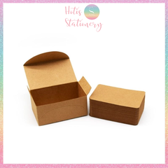 [HOTIS] Hộp 100 tờ thẻ cứng/ bưu thiếp trống/ thẻ vẽ tay/ bìa cứng 2 mặt/ thẻ graffiti/ handmade DIY - 9x5.4cm