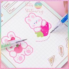 [HOTIS] 18 MÀU - Bút khắc họa tiết trên giấy/ sticker thân bút trang trí hạt màu xinh xắn