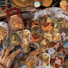 [MIX MẪU] Sticker MO Card bullet journal - Hộp 46 miếng dán