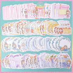 [HOTIS] Set 100 tờ giấy ghi chú MUYU hoạt hình dễ thương, không keo dính