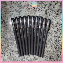 [HOTIS] Combo 10 bút gel vỏ màu lì viết êm không lem - Ngòi 0.38mm/ 0.5mm - Mực Xanh/ Đen/ Đỏ