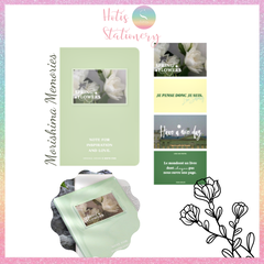 [HOTIS] Sổ tay thay đổi bìa Note For Inspiration & Love 13x18.5cm (80 tờ/ kẻ ô)