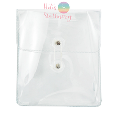 Túi đựng bút, dụng cụ học tập, mỹ phẩm PVC trong suốt siêu cute hotis-stationery