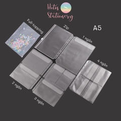 [HOTIS] Sheet PVC đựng card, sticker cho binder A7/ A6/ A5/ B5/ A4