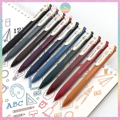 [HOTIS] 25 màu - Bút gel bấm màu vintage ngòi 0.5mm DS-099 Light Retro Gel Pen - 1 cây