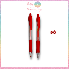 [HOTIS] Bút bi gel, bút gel, bút bi 0.5mm - Xanh/ Đen/ Đỏ - viết êm và mượt