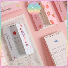 [HOTIS] Sổ học từ vựng tiếng Anh bỏ túi Girl Heart