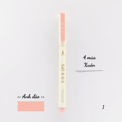 [HOTIS] 24 MÀU - Bút lông đầu mềm Soft Brush DS-827 viết calligraphy, vẽ tranh, tô màu, viết chữ thư pháp - 1 bút