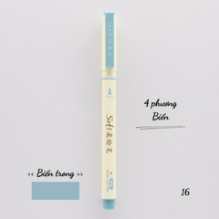 [HOTIS] 24 MÀU - Bút lông đầu mềm Soft Brush DS-827 viết calligraphy, vẽ tranh, tô màu, viết chữ thư pháp - 1 bút