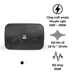 Loa treo tường Alpha Works AW82 hàng chính hãng PGI, công suất 200W