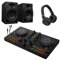 Combo DJ Pioneer DDJ-FLX 2 + DM40D + HDJ-CUE 1