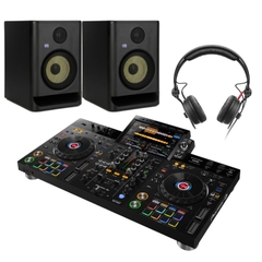 Combo bàn DJ Pioneer XDJ-RX3, loa KRK Rokit 7 G5, tai nghe Sennheiser HD25