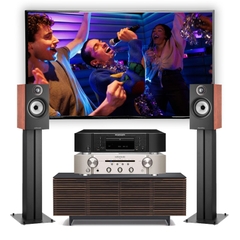 Dàn nghe nhạc BWM01 (Loa B&W 607 + Đầu CD Marantz CD6007 + Apmly Marantz PM6007)