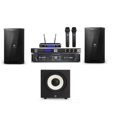 Dàn Karaoke JBL DLA12 ( jbl KPS 2 , vang jbl kx180, đẩy crown kvs 500, micro jbl vm300 , sub JBL Stage A12P)