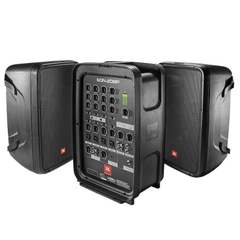 Dàn karaoke LA029 (Loa JBL EON 208P + Loa P'Sound SUB-12AL + Micro Acnos Mi30)