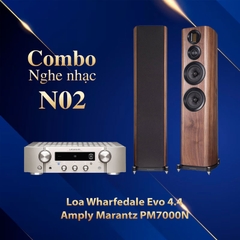 Dàn nghe nhạc N02 (Wharfedale Evo 4.4 Marantz PM7000N)