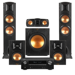 Dàn xem phim 5.1 Denon AVR-X1600H và Klipsch F-200