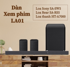 Loa Soundbar Sony HT- A7000 + Loa Sony SA-SW5 + Loa Sony SA-RS5