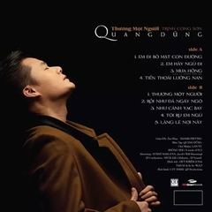 Đĩa than Quang Dũng - Thương Một Người