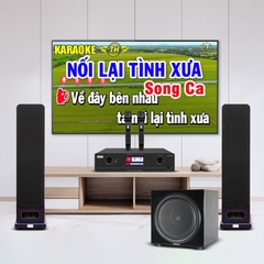 Dàn karaoke LAVIP4 (Loa Aucus Diva 820 + amply LSPRO MK990 + sub LSPRO LS-12A)